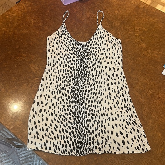 REFORMATION Animal Print Mini Dress Size S - Picture 2 of 4